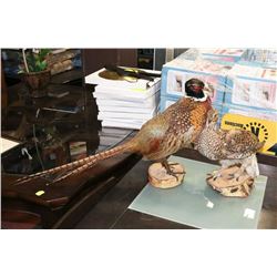 GROUP OF 2 STUFFED BIRDS