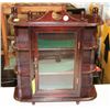 Image 1 : WALL HANGING MINI CURIO CABINET, 14"X5.5"X14.5".