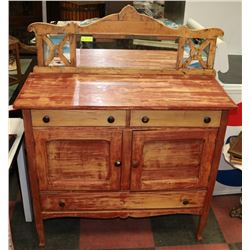 18"X44"X40" PANTRY CABINET WITH MIRROR,