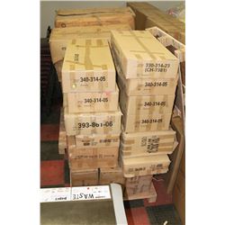 LOT WITH 3 PALLETS OF UNBUILT DINING ROOM CHAIRS