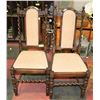 Image 1 : 2 ANTIQUE SIDE CHAIRS