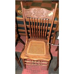 PRESS BACK CHAIR 'NORTHWIND' PATTERN RESTORED