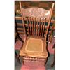 Image 1 : PRESS BACK CHAIR 'NORTHWIND' PATTERN RESTORED