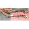 Image 1 : 2 SETS OF ANTIQUE HORSE HAMES WITH BRASS.