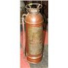 Image 1 : ANTIQUE COPPER FIRE EXTINGUISHER