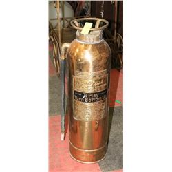 ANTIQUE RANDOLPH BRASS/ COPPER FIRE EXTINGUISHER