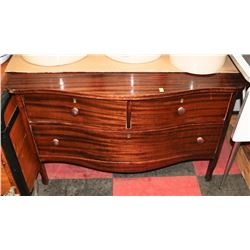 ANTIQUE 3 DRAWER CABINET, 40"X22"X27"