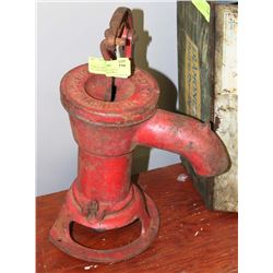 ANTIQUE MONARCH MACHINERY CO. CAST IRON HAND WATER