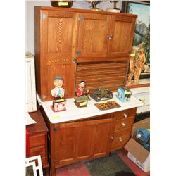 ANTIQUE HOSIER CABINET 41"X25"67"HIGH