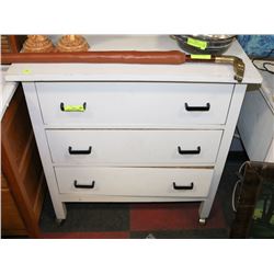 ANTIQUE CHEST OF DRAWERS 4 DRAWERS WITH BAKELITE