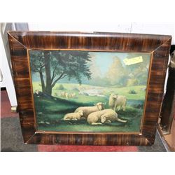 VINTAGE PICTURE OF SHEEP.