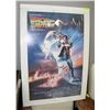 Image 1 : BACK TO THE FUTURE MOVIE POSTER AUTOGRAPHED BY