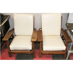 LOT OF 2 A. BRANDT RANCH OAK MID CENTURY CHAIRS