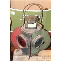 ANTIQUE RAILROAD LIGHT MARKER, ADLAKE,