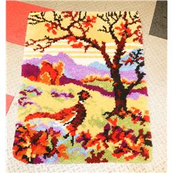 VINTAGE RUG, 2 FT X 3 FT