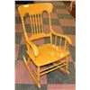 Image 1 : WOOD ROCKING CHAIR