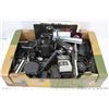 Image 1 : LARGE BOX OF CAMERA EQUIPMENT INCL.