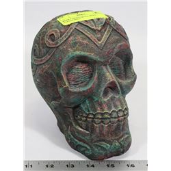 ROCK CARVED SKULL HEAD - COLLECTIBLE