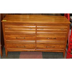 SOLID WOOD VINTAGE 6-DRAWER DRESSER -