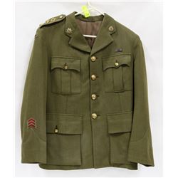 1940'S CANADIAN ARMY OFFICERS DRESS JACKET.