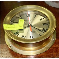 CHELSEA CLOCK CO SOLID BRASS BOSTON SHIPS CLOCK