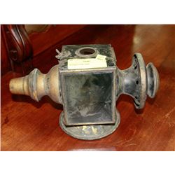 ANTIQUE CAR LAMP.