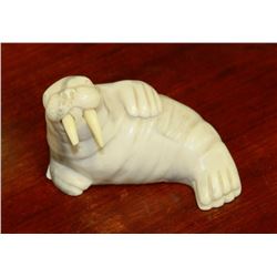 SOAPSTONE WALRUS CARVING