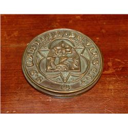 ANTIQUE BRONZE GERMAN SEAL/STAMP
