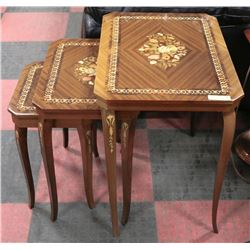 SET OF 3 NEST OF TABLES
