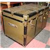 Image 2 : ANTIQUE LA-MUIR 4 PLY METAL TRUNK 36" X 21" X 20