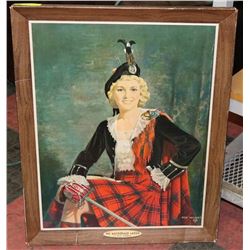 THE MACDONALD LASSIE BY REX WOODS.