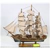Image 1 : VINTAGE WOOD 3 MAST SAILING SHIP - "CUTTY