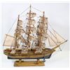 Image 2 : VINTAGE WOOD 3 MAST SAILING SHIP - "CUTTY