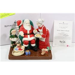 ROYAL DOULTON SANTA TAKES A BREAK HN5550 #399/3500