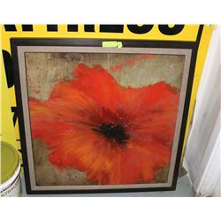 POPPY PICTURE   34" X 34"