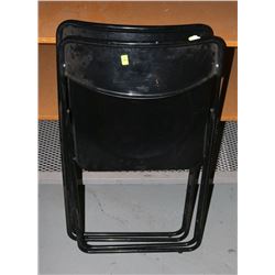 PAIR OF FOLDING CHAIRS