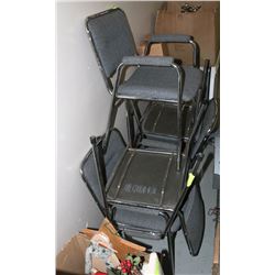 GROUP OF 5 WAITING ROOM CHAIRS