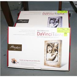 GROUP OF 3 DAVINCI TILE KITS
