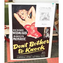 RARE ORIGINAL MARILYN MONROE LITHO POSTER,