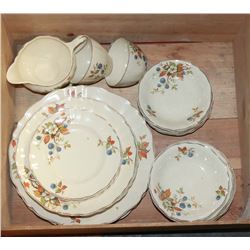 VINTAGE SUNSHINE DINNER WARE DISHES BY JG MEAKIN