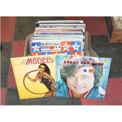 BOX OF ASSORTED RECORDS