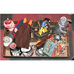 BOX OF ASSORTED TOYS  AND COLLECTIBLES