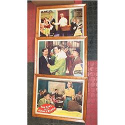 THREE VINTAGE THEATRE LOBBY SIGNS