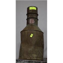 2 GALLON MILK CAN