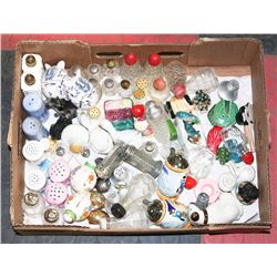LOT OF SALT AND PEPPER SHAKERS