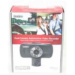 NEW UNIDEN IWITNESS DUAL DASH CAMERA