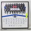 Image 1 : AUTOGRAPHED FC EDMONTON SOCCER 2013 DISPLAY