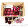 Image 1 : BOX OF ASSORTED CHRISTMAS DECORATIONS