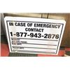 Image 1 : BUNDLE OF IN CASE OF EMERGENCY CONTACT SIGN BOARDS