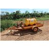 Image 2 : Trailer-Mounted Pesticide Spray Tank w/ Honda GX120 Pump